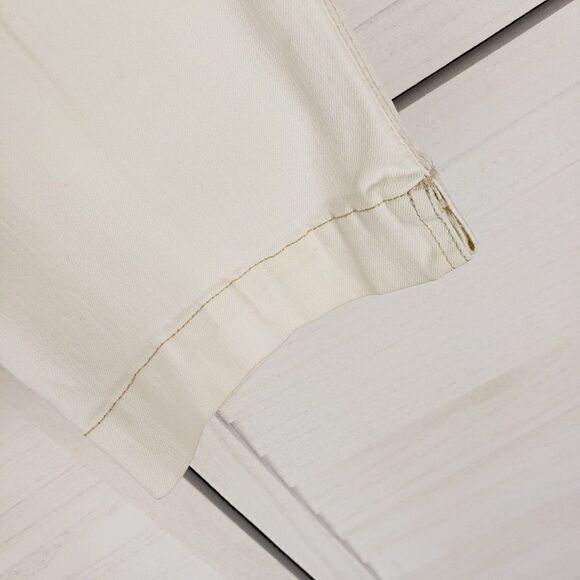 Oscar De La Renta Long Bermuda White Shorts Size 8 - Picture 2 of 6
